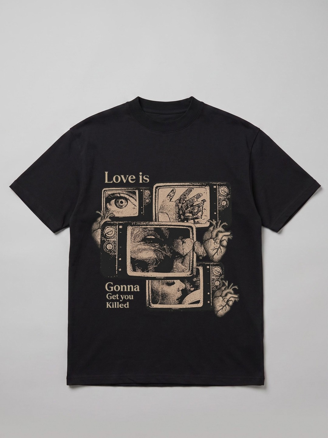 Love Is Gonna Get Kill U — Camiseta — frente